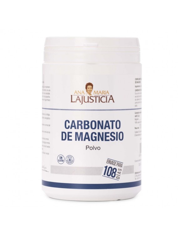 Carbonato de Magnesio, 180g de polvo