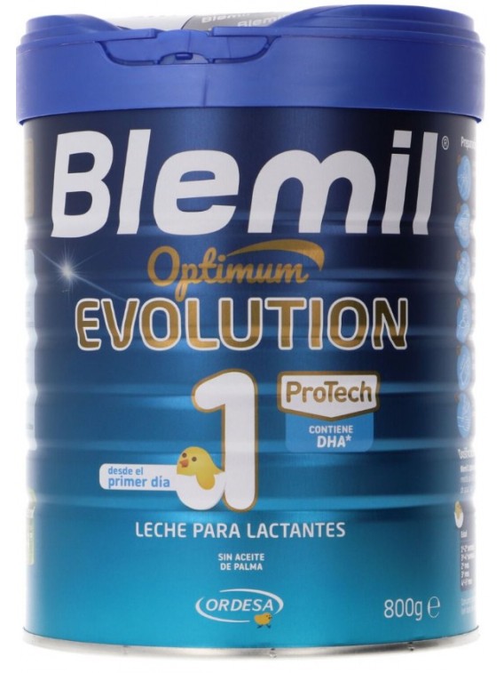 Blemil 1 Optimum Evolution - Leche de Inicio en polvo para bebé desde el  Primer Día - 800g : : Alimentación y bebidas
